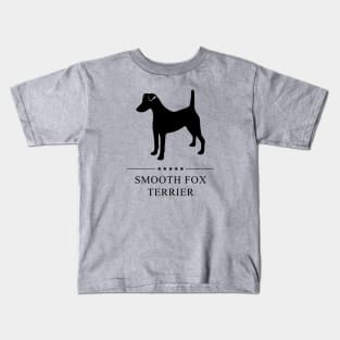 Smooth Fox Terrier Black Silhouette Kids T-Shirt